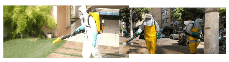 Serviço de Sanitização executado pela Clean BR - Empresa de Dedetização no RJ